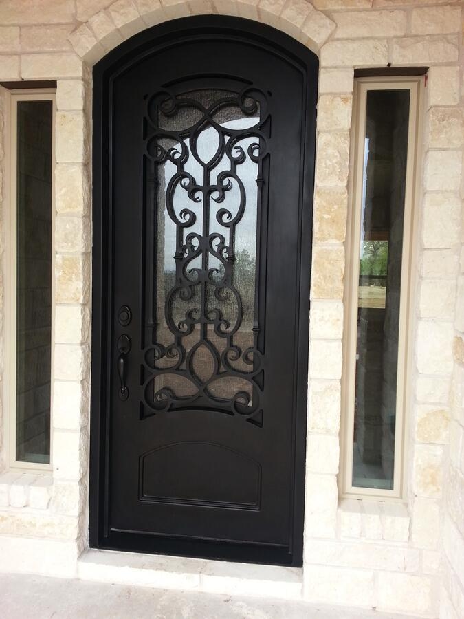 Single Iron Door