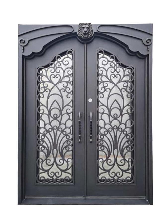 Wrought Iron Double Door
